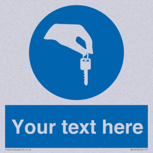 Custom Mandatory Keys Sign